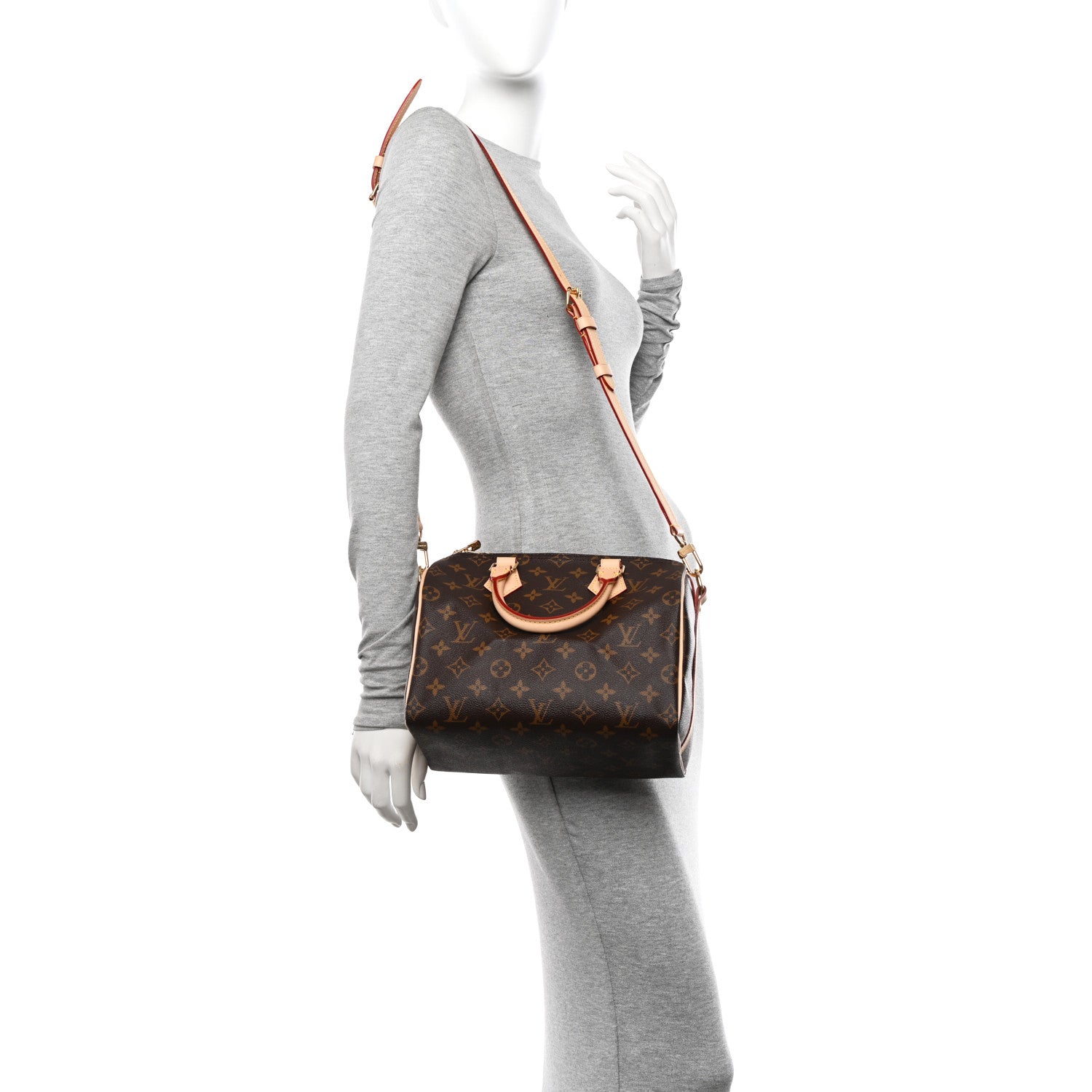 Louis Vuitton Monogram Speedy Bandouliere 25 2 of 9