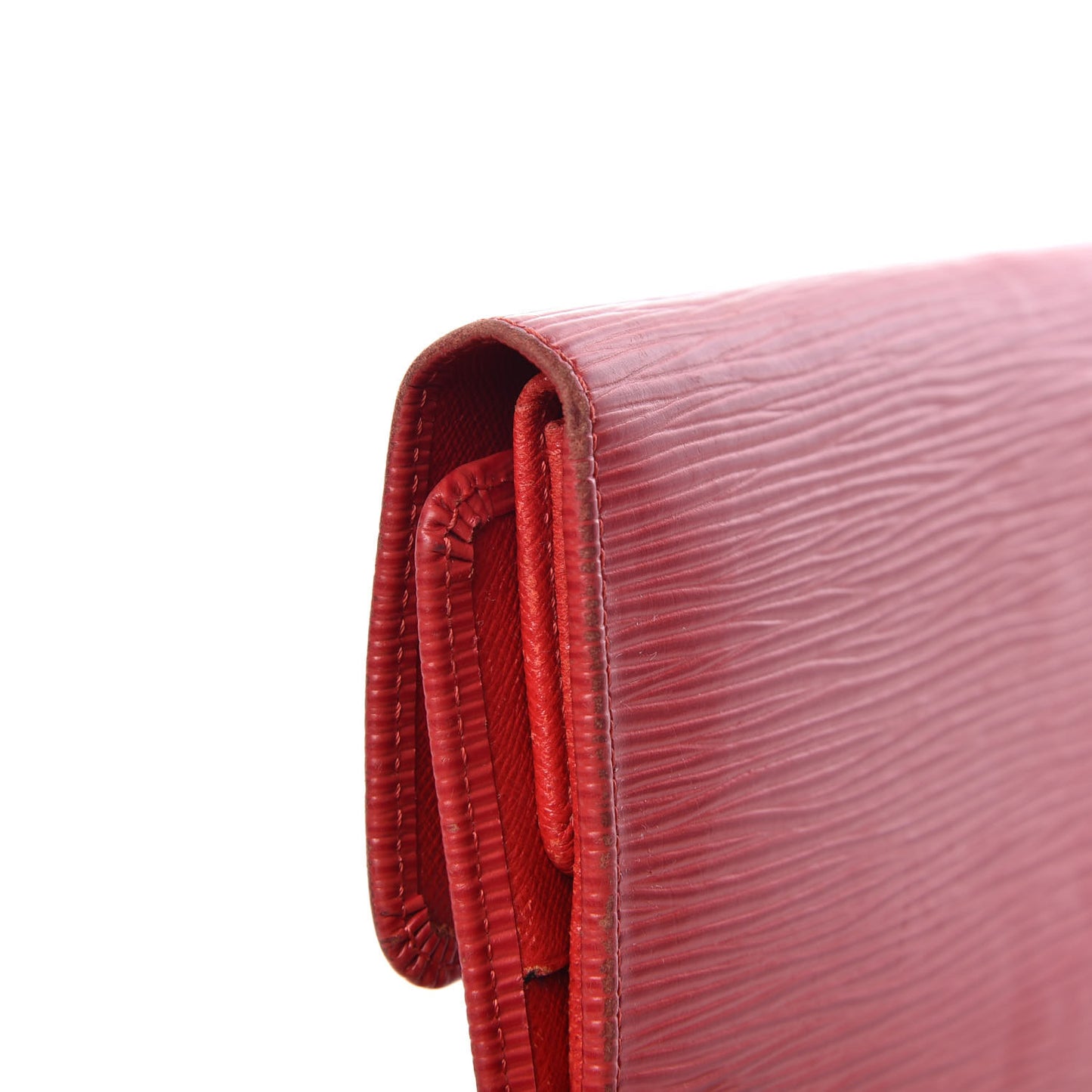 Epi Porte Tresor International Wallet Rouge