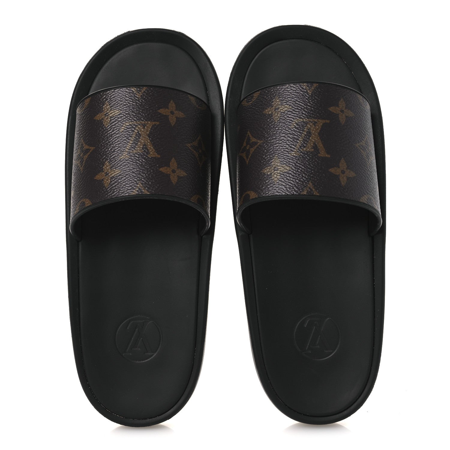 Louis Vuitton Monogram Sunbath Slide Sandals 38 2 of 11