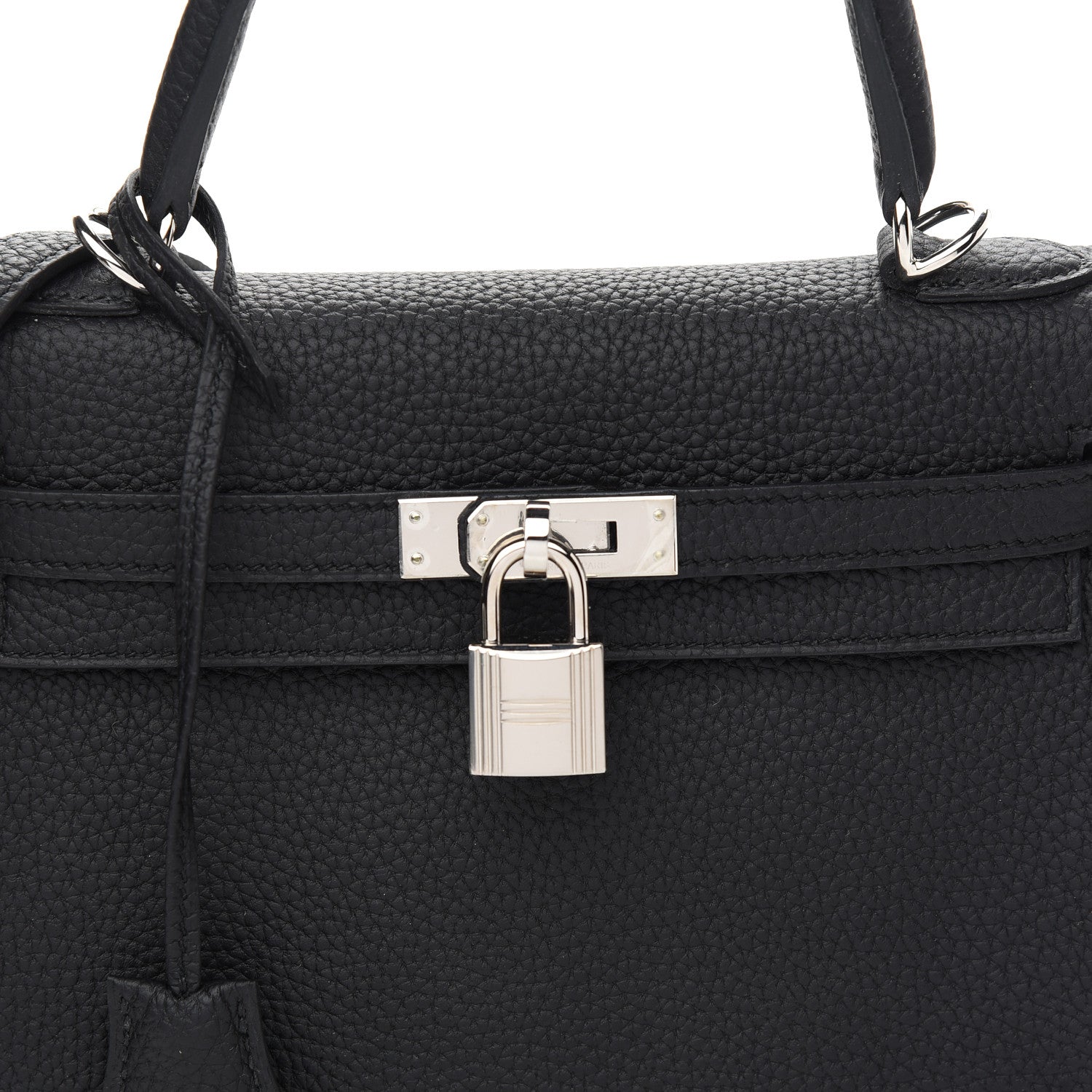 Hermes Togo Kelly Retourne 25 Black 8 of 10