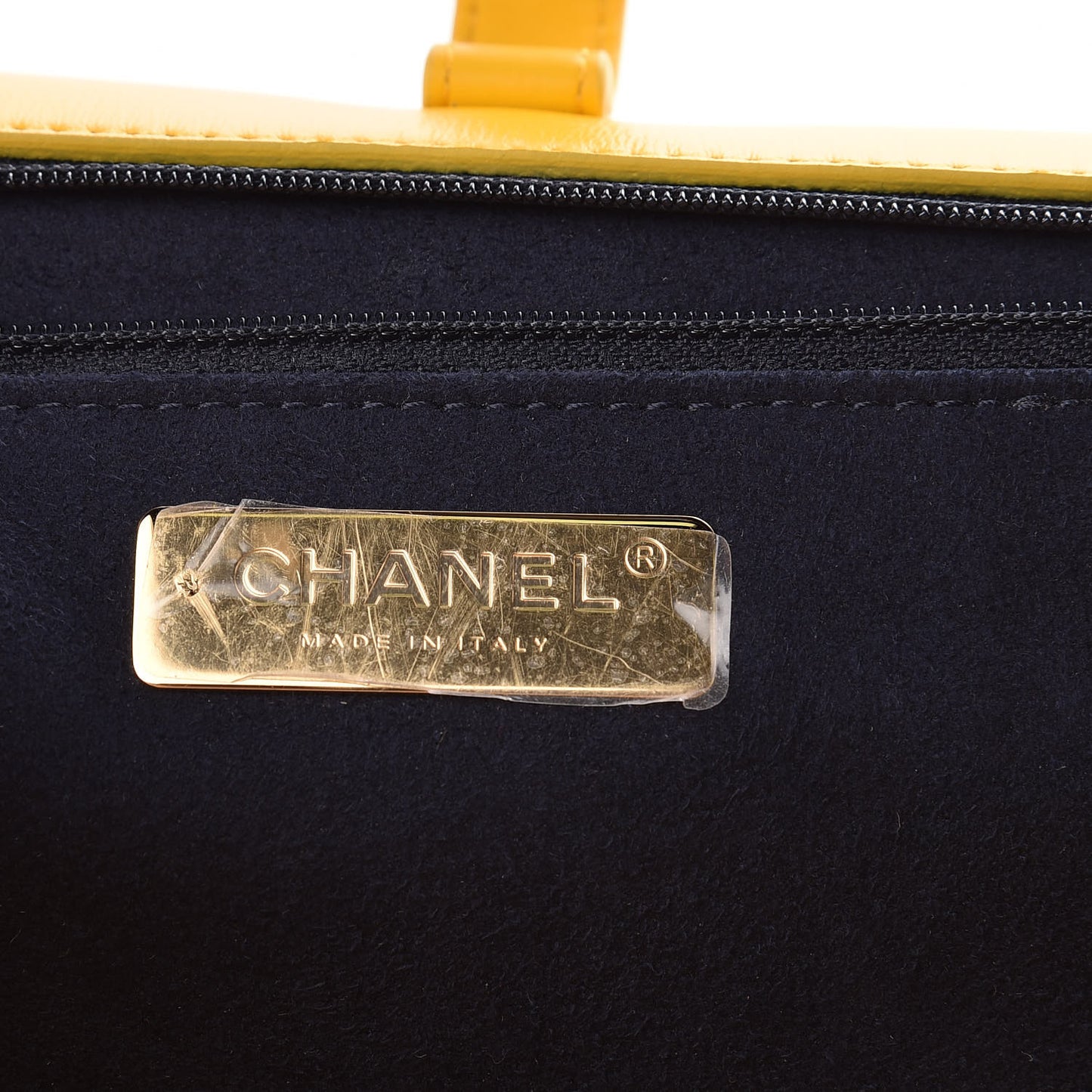 x Pharrell Williams Suede Lambskin XXL Flap Bag Yellow
