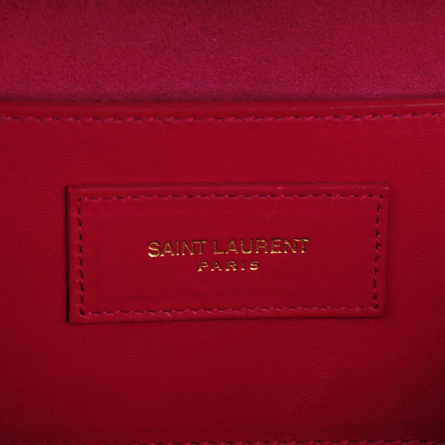 Saint Laurent Calfskin Classic Baby Duffle Fuchsia 6 of 8