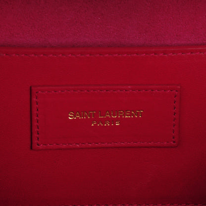 Saint Laurent Calfskin Classic Baby Duffle Fuchsia 6 of 8
