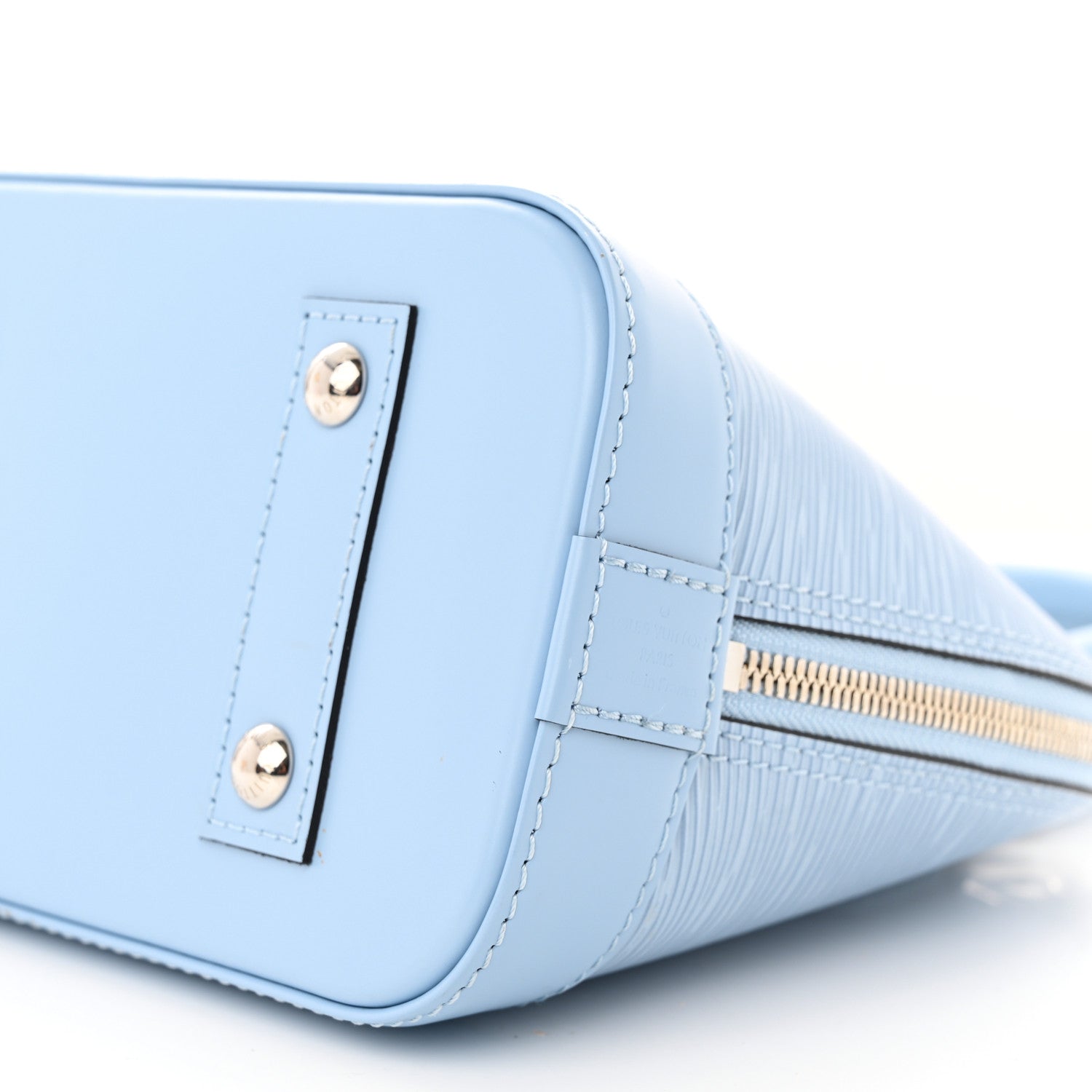 Louis Vuitton Epi Jacquard Alma BB Bleu Nuage 9 of 12