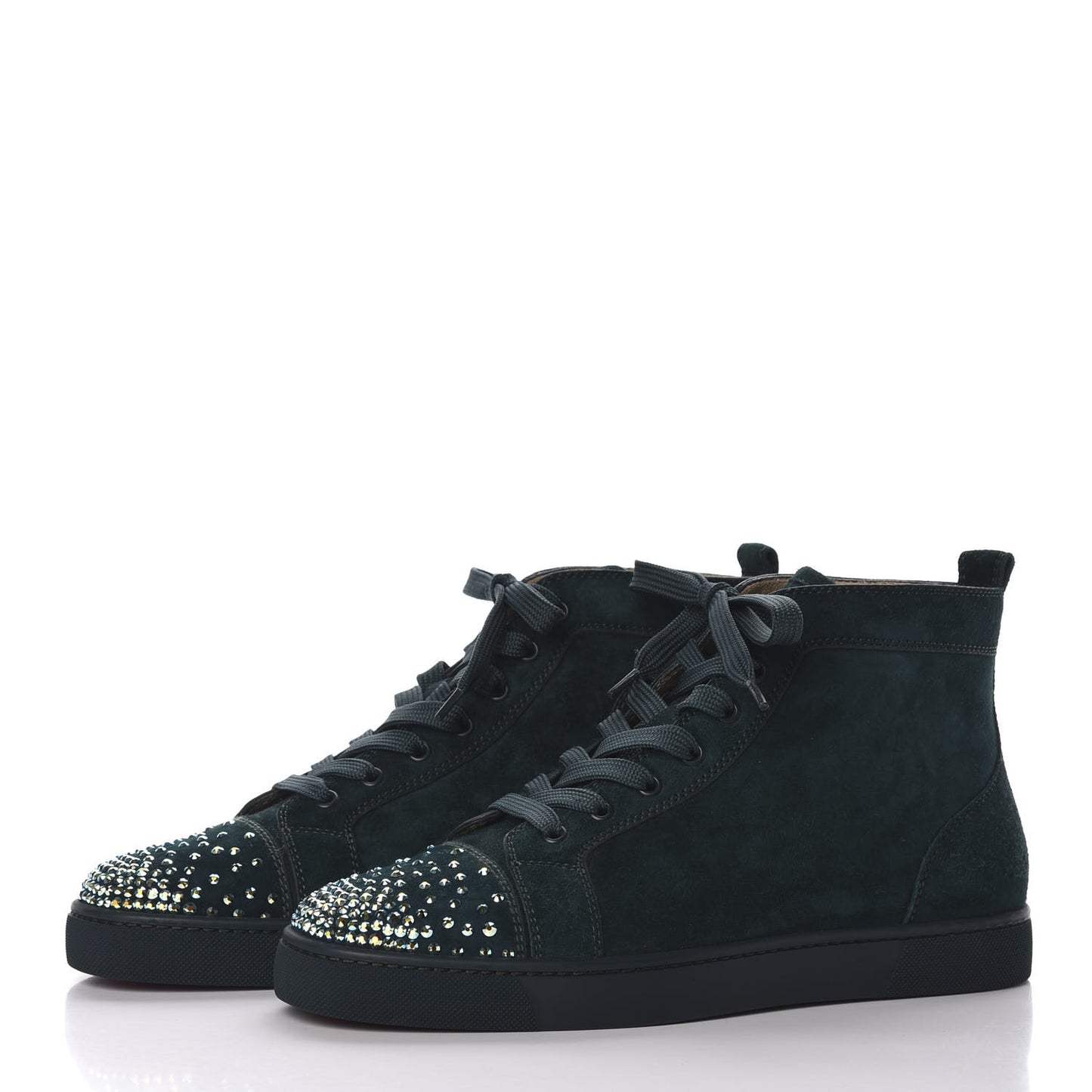 Veau Velours Mens New Lou Degra Flat Sneakers 41.5 Ivy