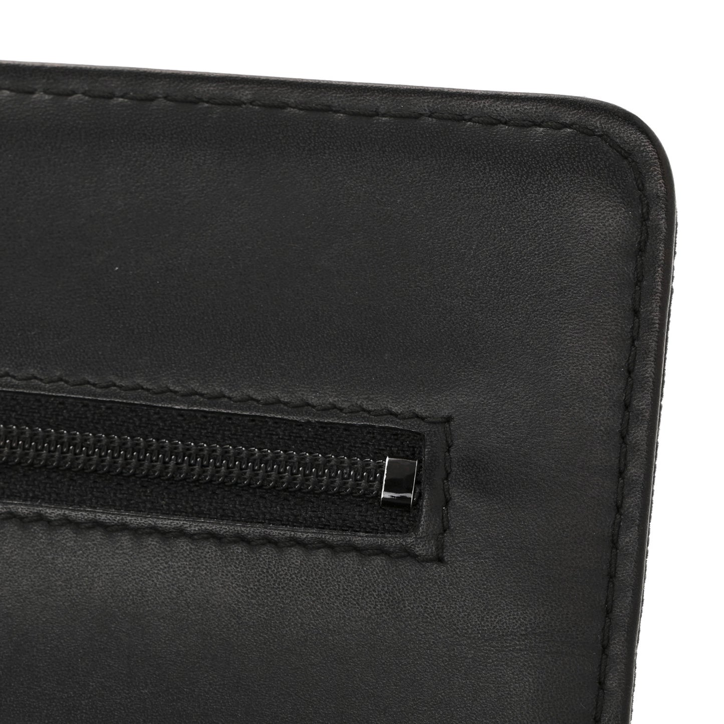 Velvet Quilted Boy Wallet On Chain WOC Black
