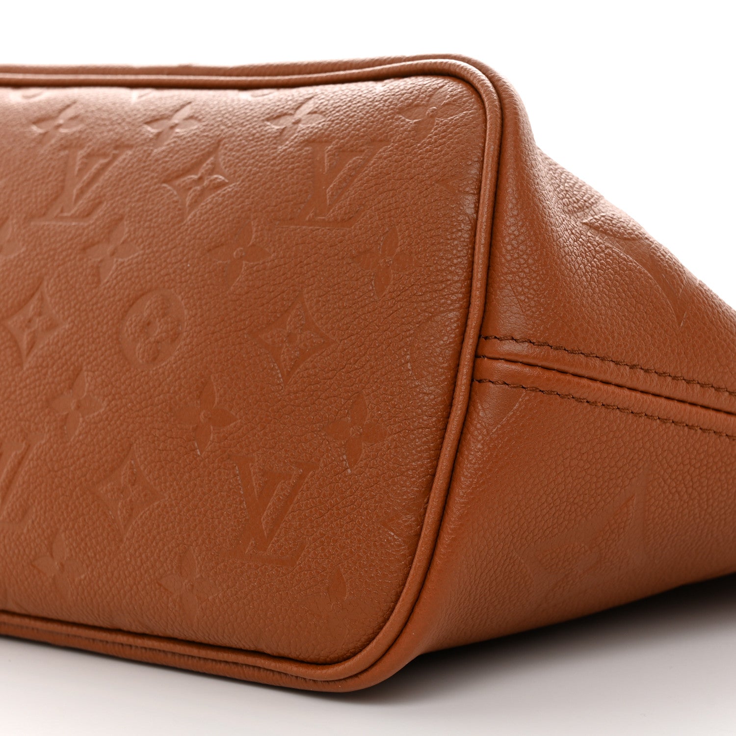Louis Vuitton Empreinte Monogram Giant Neverfull MM Cognac 10 of 11