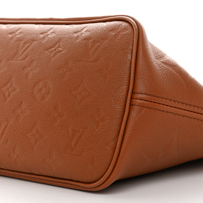 Louis Vuitton Empreinte Monogram Giant Neverfull MM Cognac 10 of 11