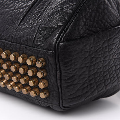 Alexander Wang Pebbled Lambskin Rockie Black Antique Brass Hardware 8 of 9