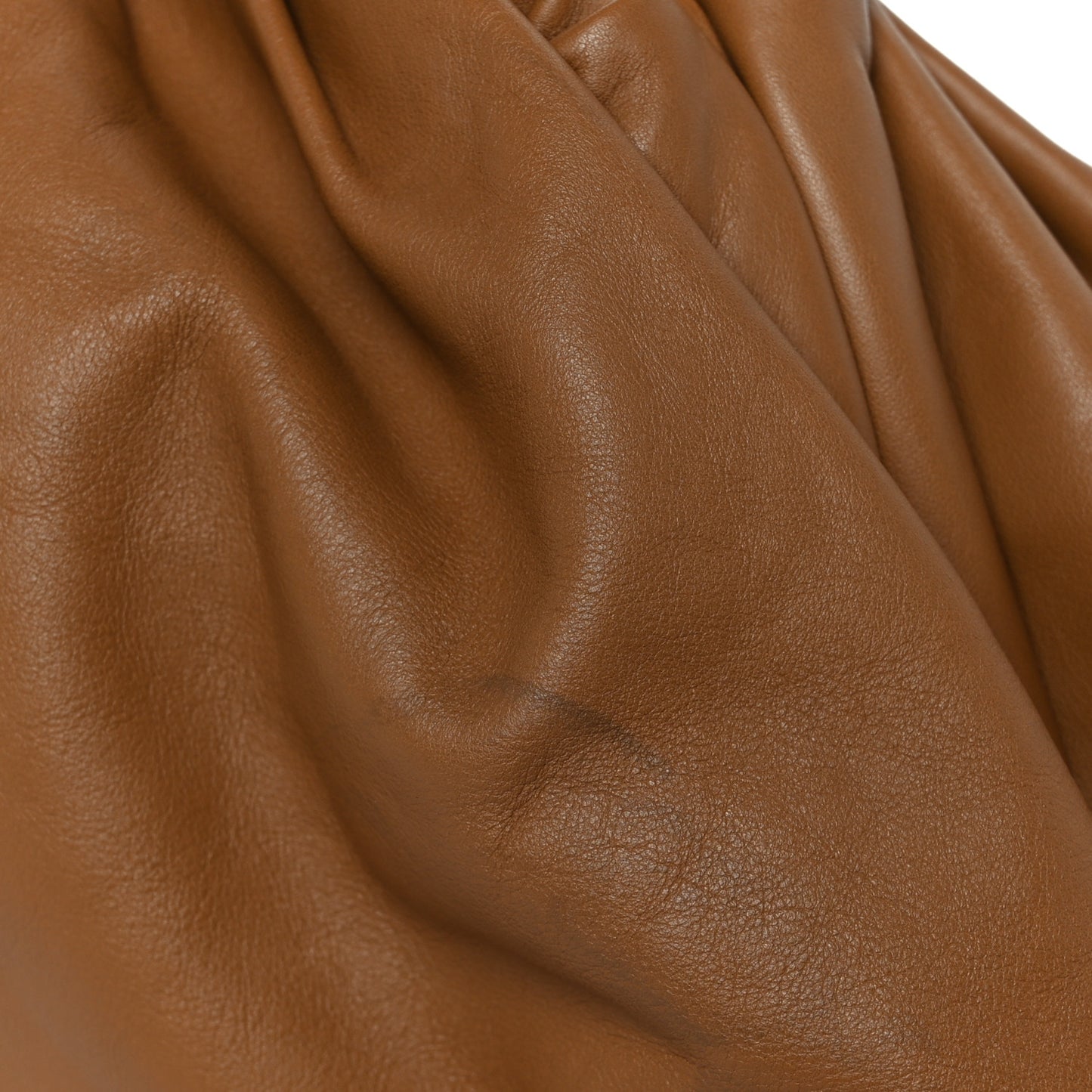 Smooth Butter Calf The Pouch Oversized Clutch Cammello