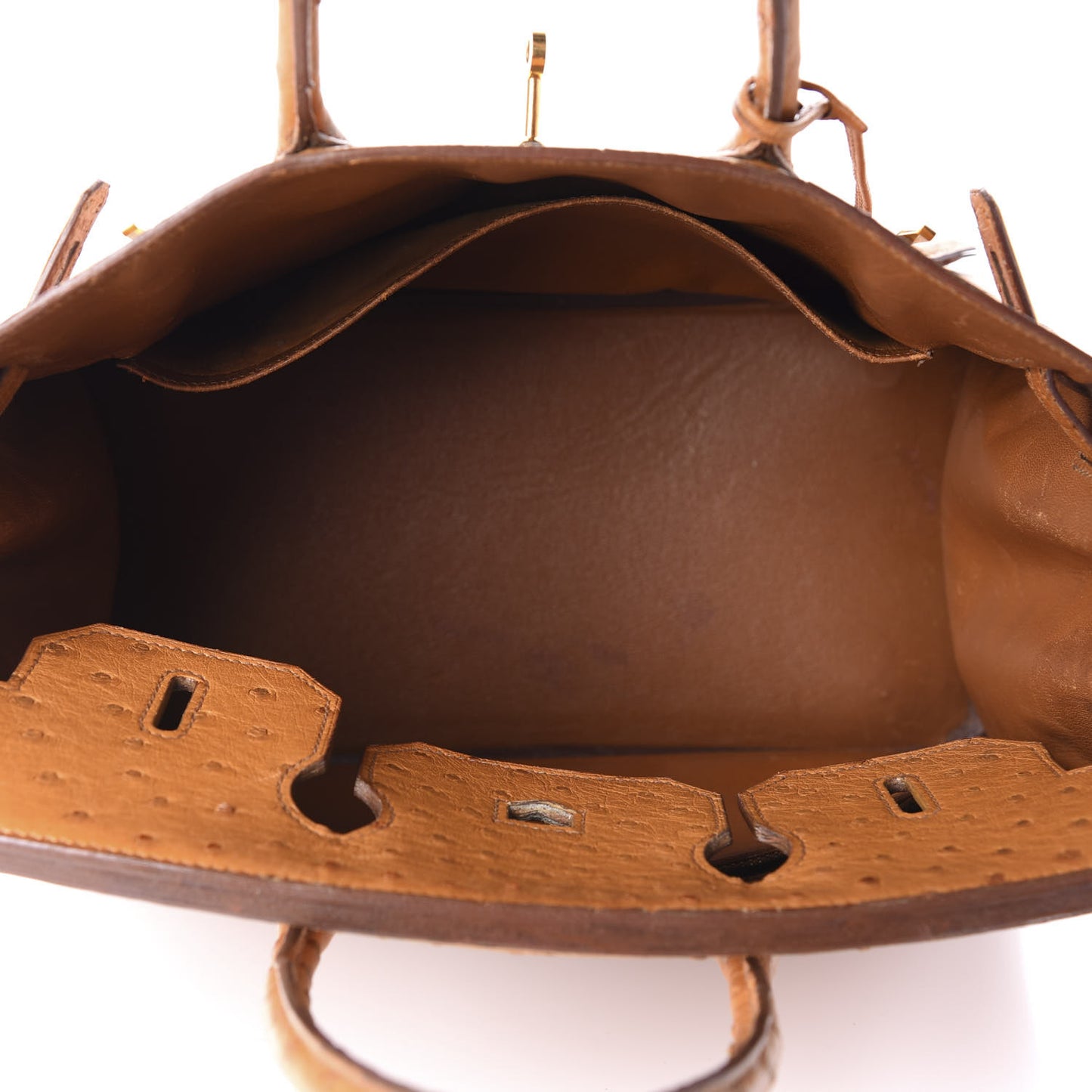 Ostrich HAC Birkin 32 Gold