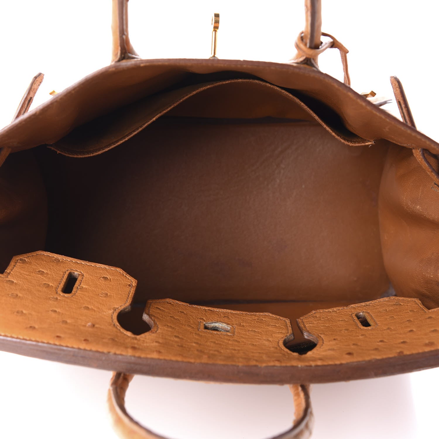 Hermes Ostrich HAC Birkin 32 Gold 5 of 20