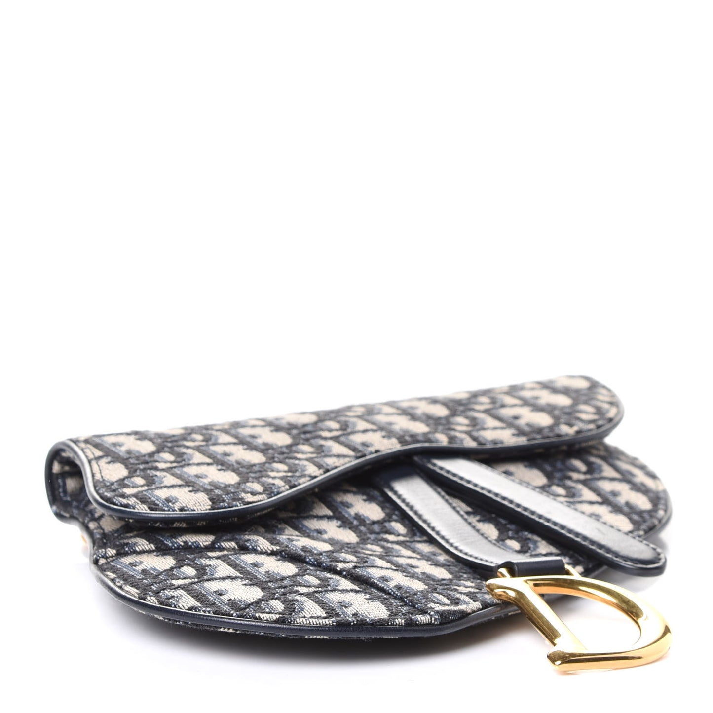 Oblique Saddle Belt Bag Blue