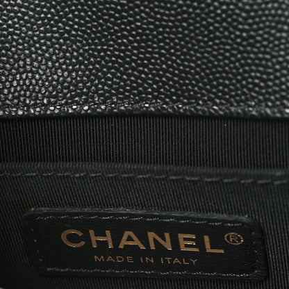 Chanel Caviar Quilted Medium Boy Flap Black 6 of 10