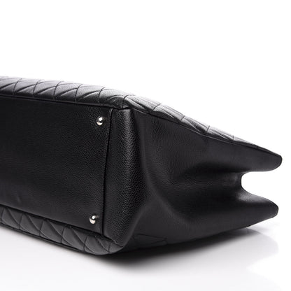 Chanel Caviar Quilted XL Grand Shopping Tote GST Black 6 of 10