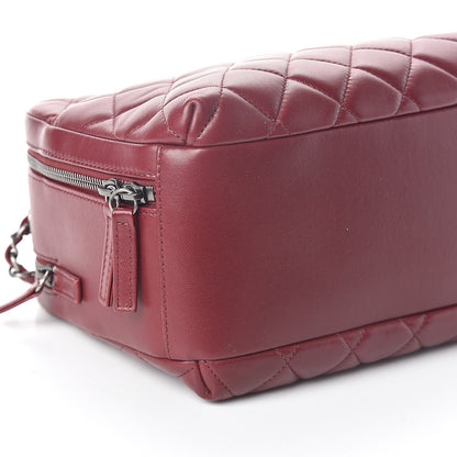 Chanel Lambskin Quilted Medium Trendy CC Bowling Bag Dark Red 9 of 10