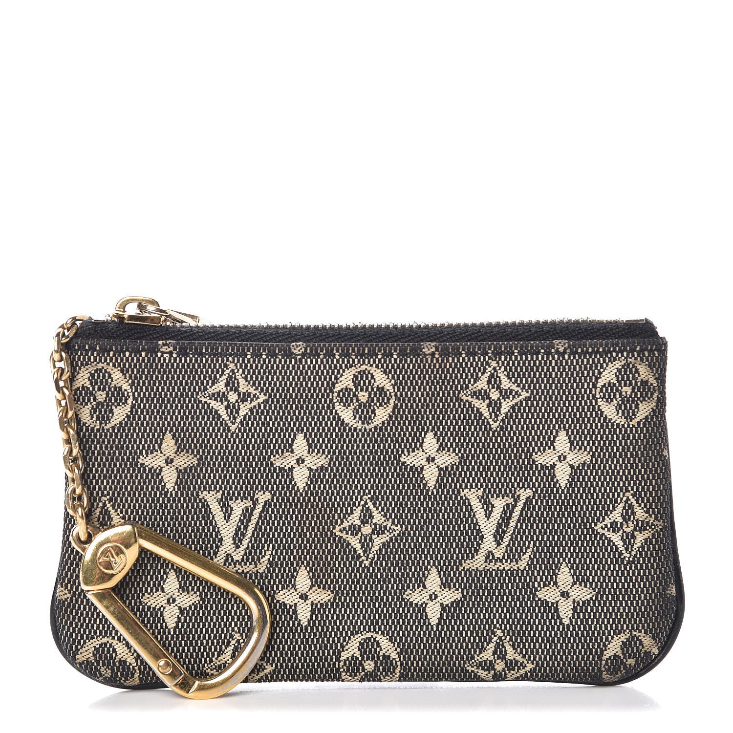 Louis Vuitton Mini Monogram Key Pouch Black 1 of 6