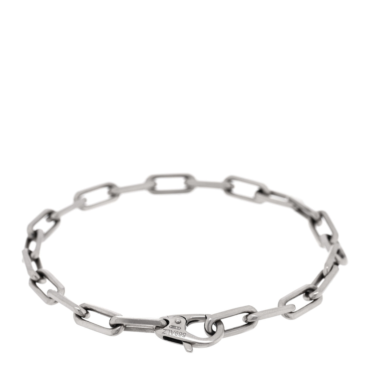 18K White Gold Santos de Cartier Bracelet