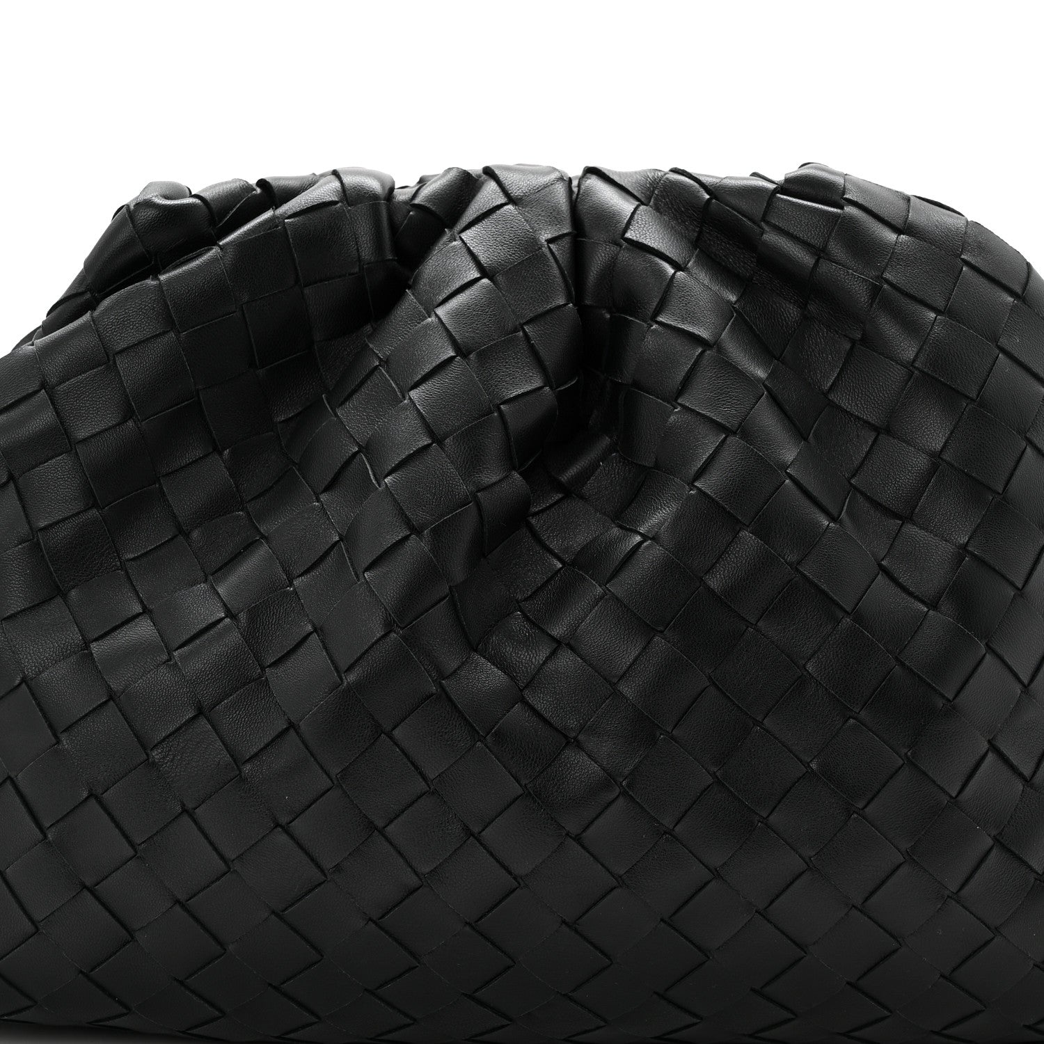 Bottega Veneta Nappa Maxi Intreccio The Pouch Oversized Clutch Black 8 of 10