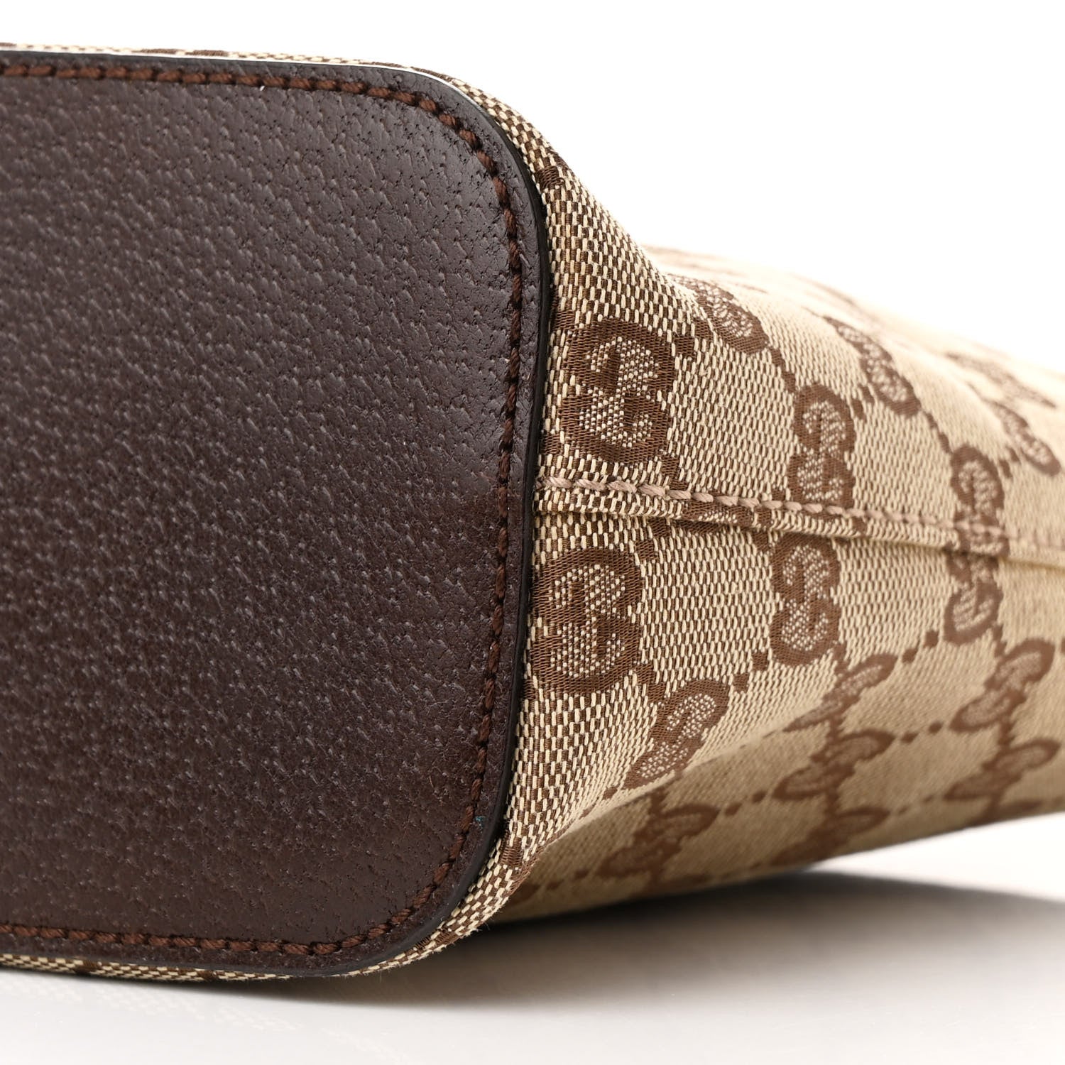 Gucci Monogram Shoulder Bag Dark Brown 10 of 12