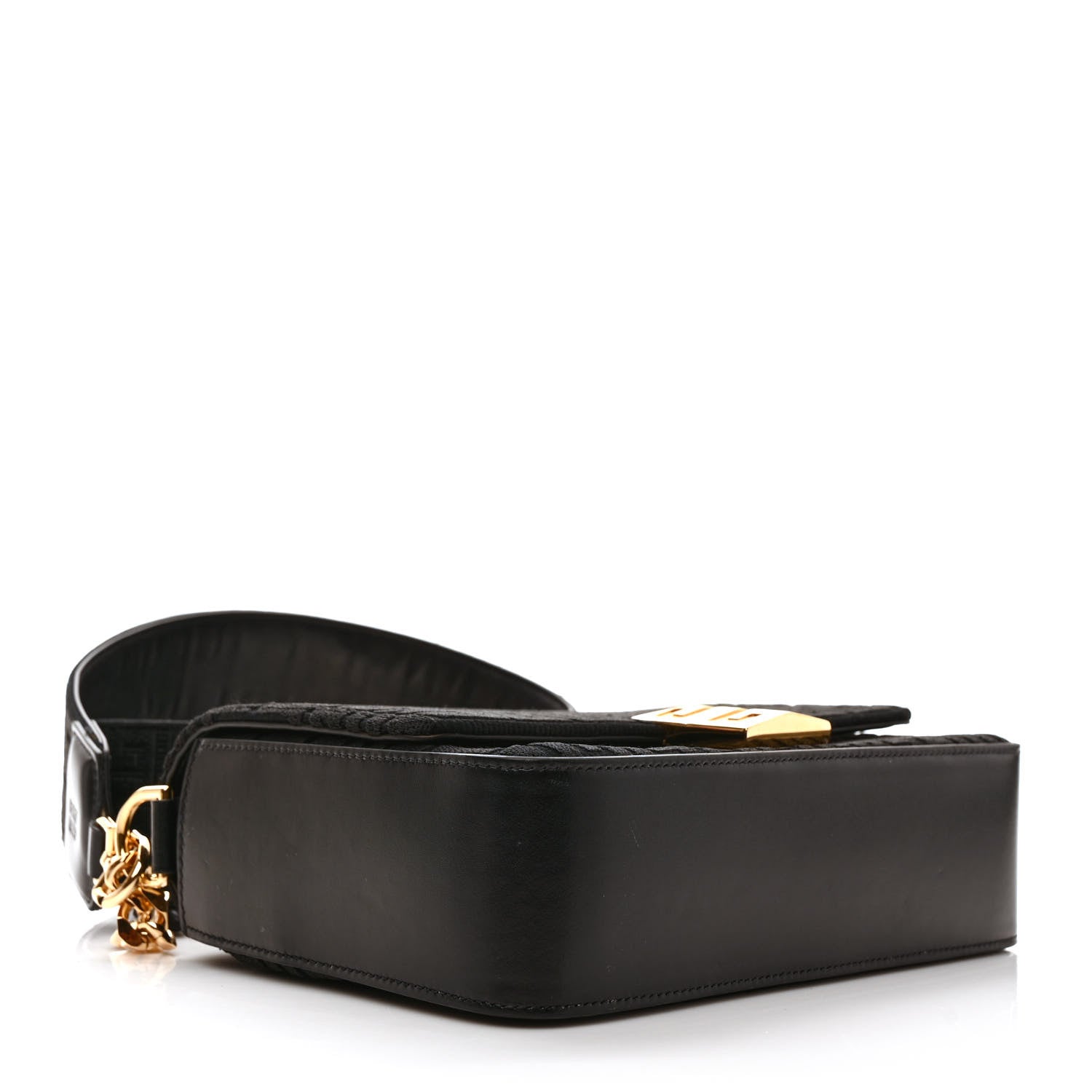 Givenchy Canvas Woven Embroidered Small 4G Bag With Chain Black 4 of 10