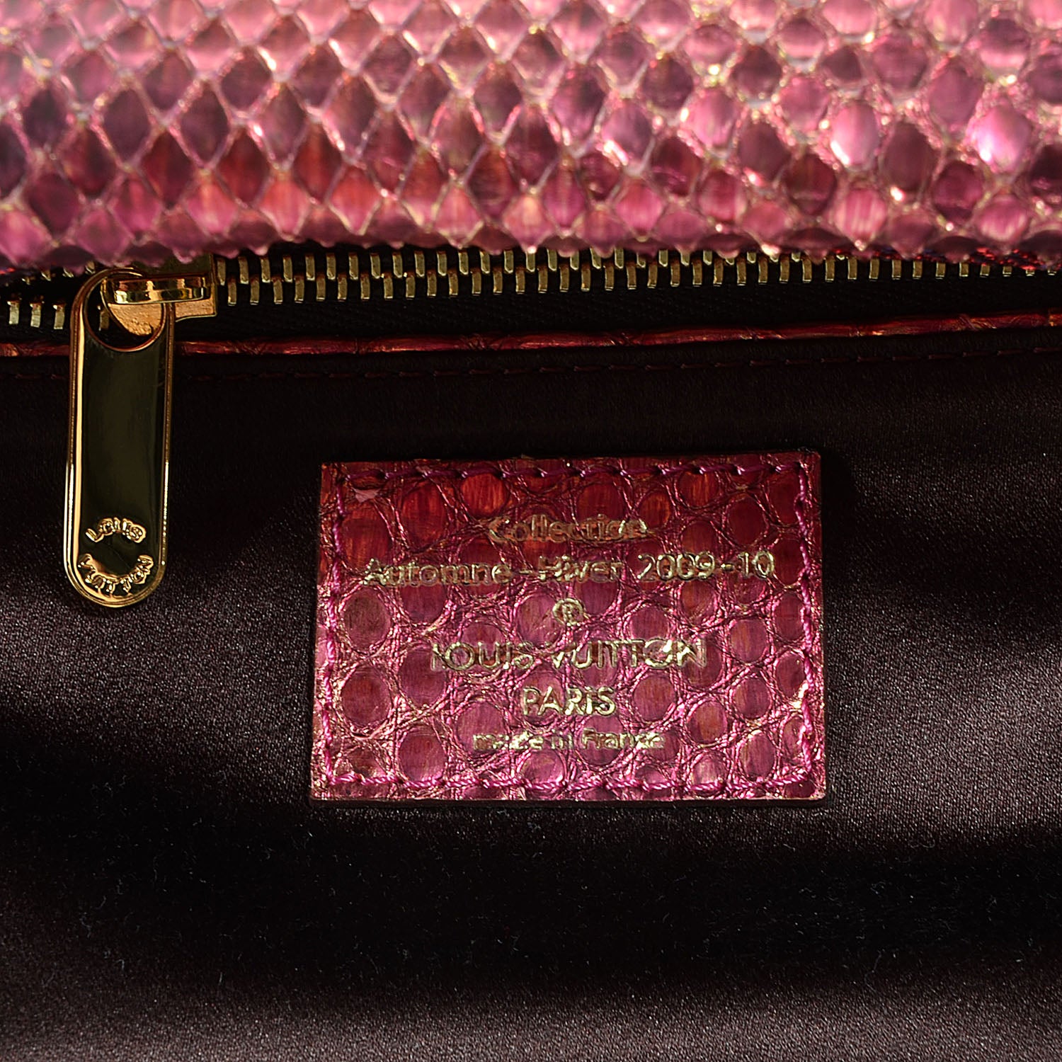 Louis Vuitton Monogram Brocade Calliope Pink 6 of 7