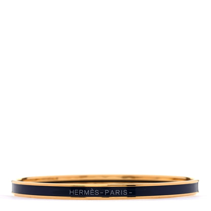 Hermes Enamel Printed Extra Narrow Uni Bracelet 70 Ultramarine 1 of 5