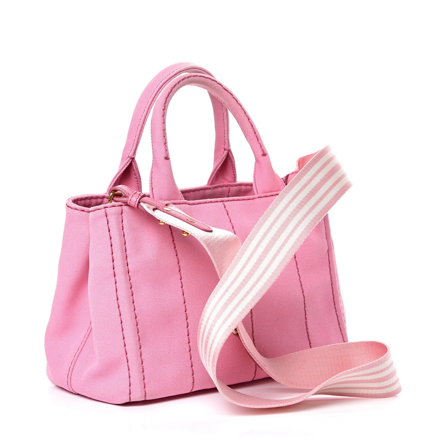 Canapa Small Logo Tote Geranio White