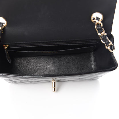 Chanel Patent Calfskin Quilted Mini Rectangular Flap Black 5 of 10