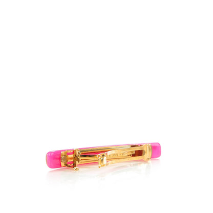 Louis Vuitton Resin Swarovski Inclusion Barrette PM Rose Pop 3 of 4
