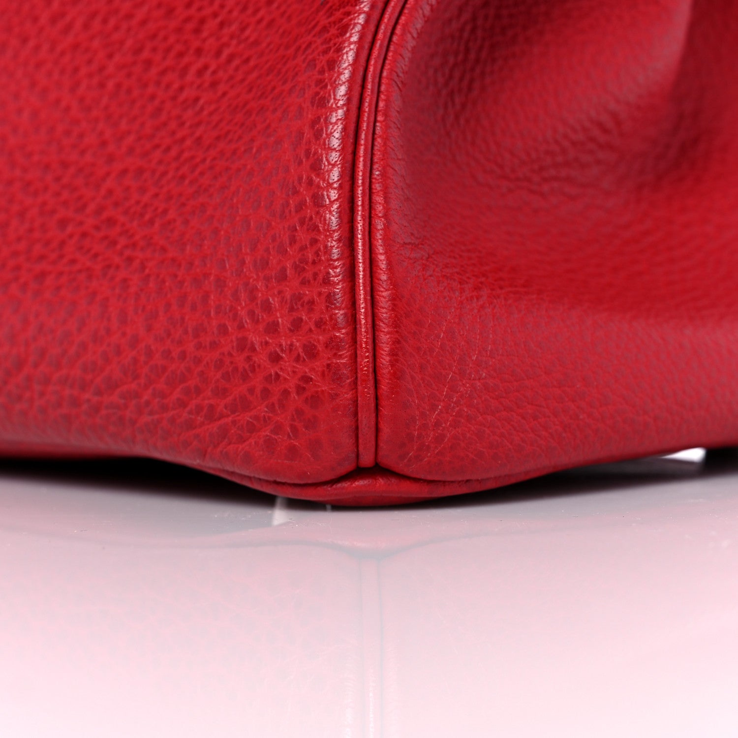 Hermes Buffle Skipper Birkin 35 Rouge Vif 37 of 43