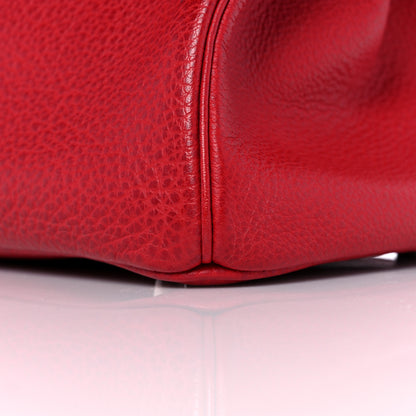Hermes Buffle Skipper Birkin 35 Rouge Vif 37 of 43