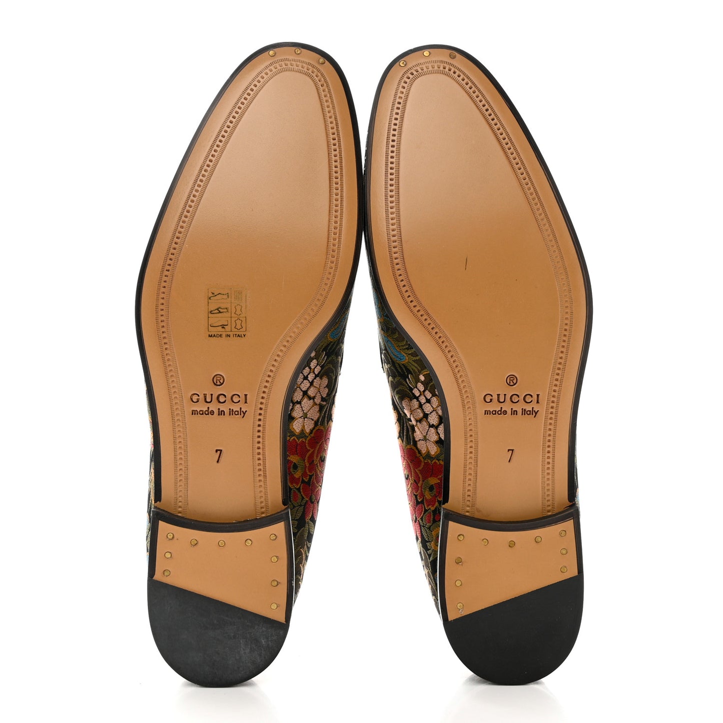 Jacquard Horsebit Artichoke Flower Mens Jordaan Loafers 7 Black Multicolor