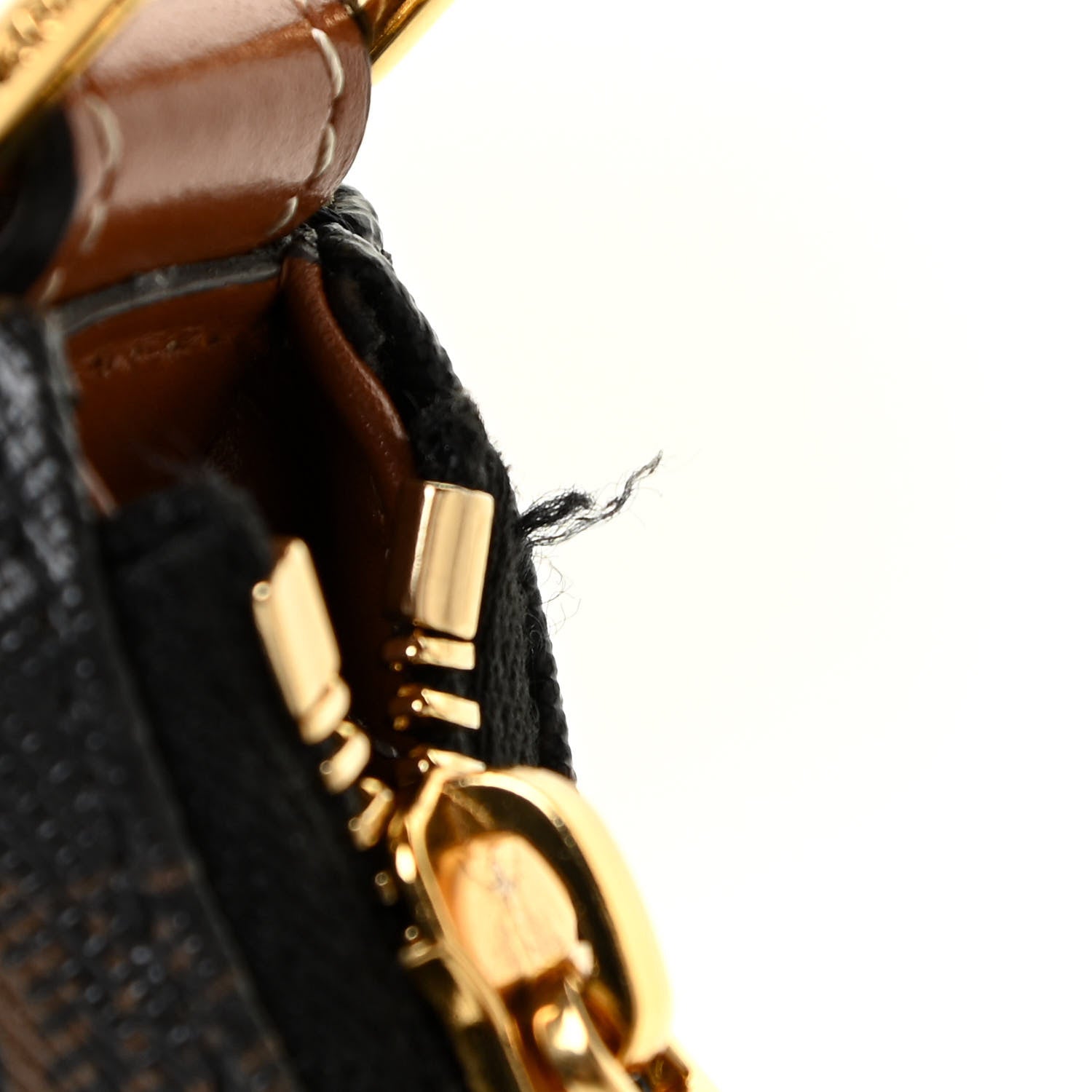 Celine Triomphe Canvas Calfskin Ava Shoulder Bag Tan 12 of 12