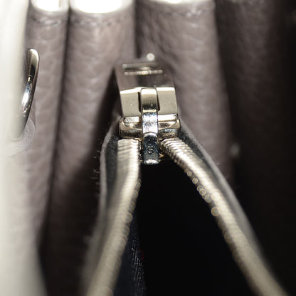 Saint Laurent Grained Calfskin Small Sac De Jour Fog 9 of 9