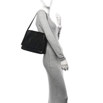 The Row Nappa Nuance Hobo Bag Black 2 of 11