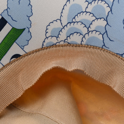 Hermes Silk Davis Patchwork Cap 57 9 of 9
