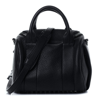 Alexander Wang Pebbled Lambskin Rockie Black Silver Hardware 1 of 4