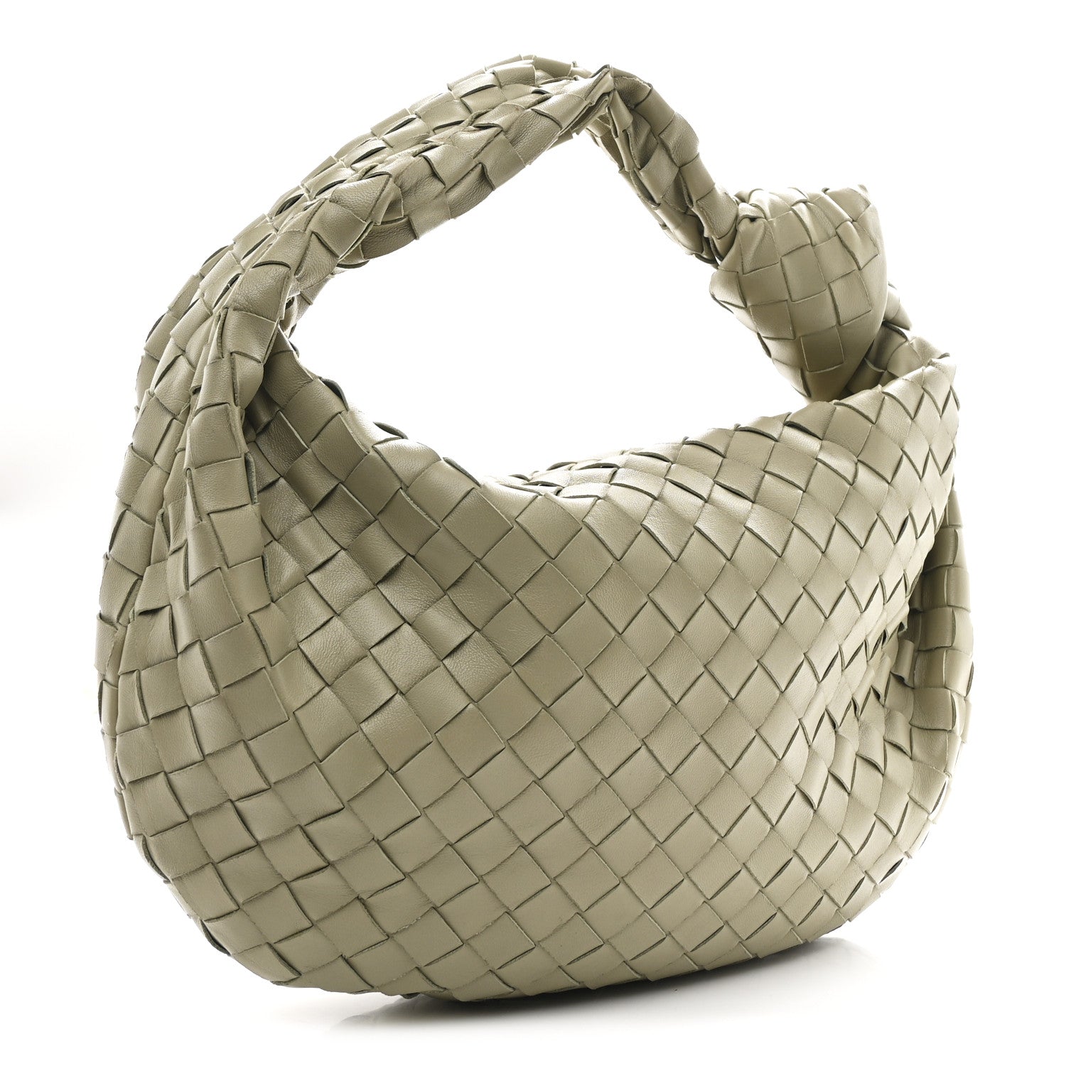 Bottega Veneta Nappa Intrecciato Teen Jodie Hobo Travertine 3 of 10