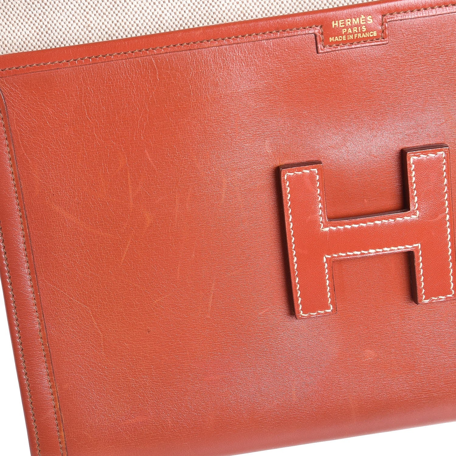 Hermes Box Jige PM Clutch Brique 8 of 11