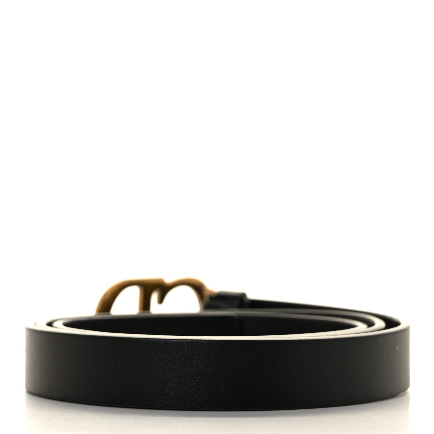 Christian Dior Calfskin Saddle Belt 90 Black 2 of 6