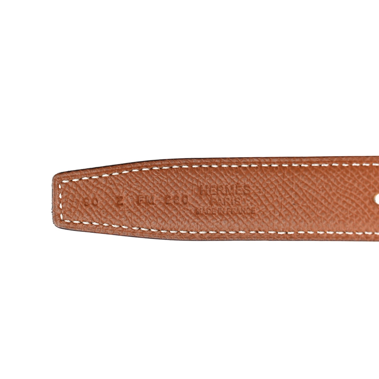 Swift Epsom 24mm Constance H Belt 90 Black Gold