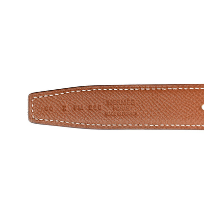 Hermes Swift Epsom 24mm Constance H Belt 90 Black Gold 6 of 7