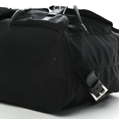 Prada Tessuto Nylon Saffiano Medium Backpack Black 8 of 8