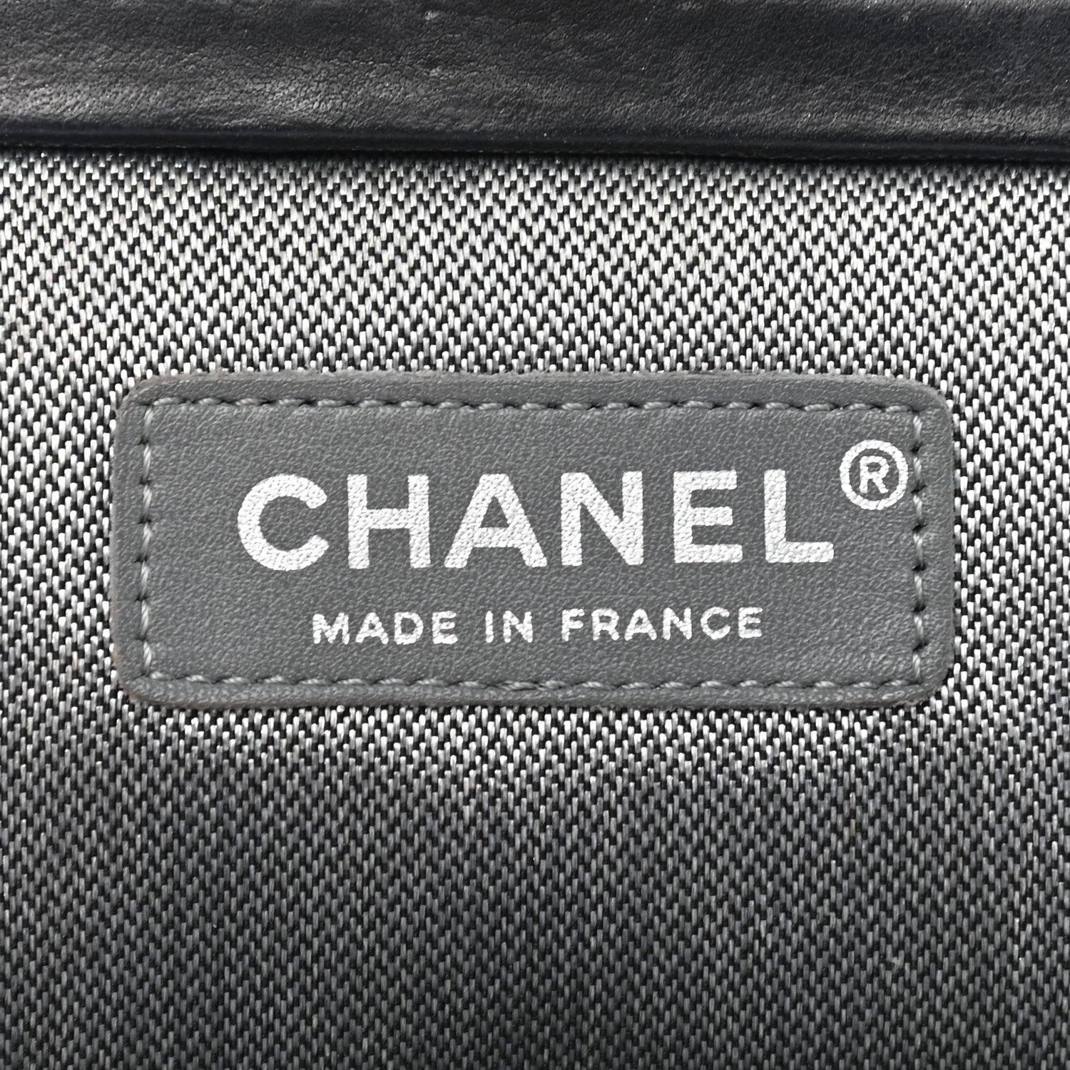 Chanel Lambskin Vertical Quilted Mademoiselle Clutch Black 6 of 7