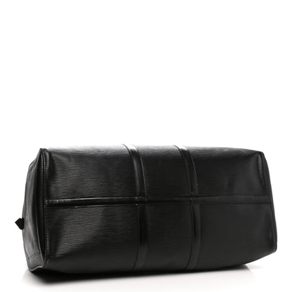 Louis Vuitton Epi Keepall 55 Black 4 of 20