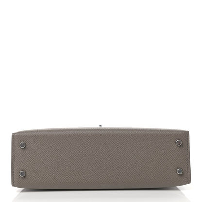 Hermes Epsom Mini Kelly Sellier 20 Etain 6 of 30