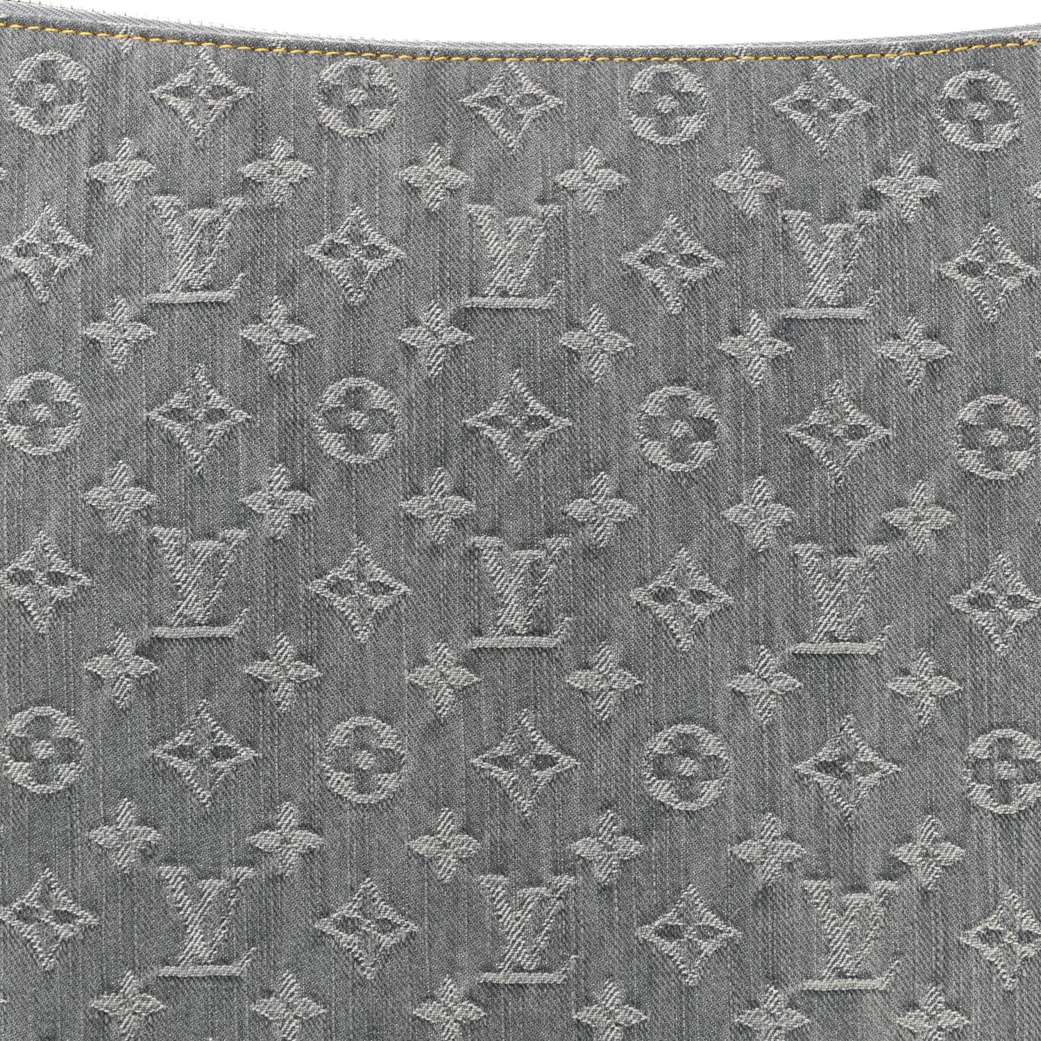 Louis Vuitton Monogram Denim Coussin Hobo MM Washed Gray 7 of 9