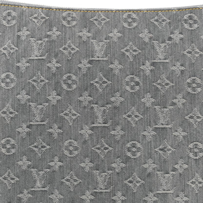 Louis Vuitton Monogram Denim Coussin Hobo MM Washed Gray 7 of 9