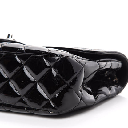Chanel Patent Quilted Large Coco Shine Flap Black 8 of 20